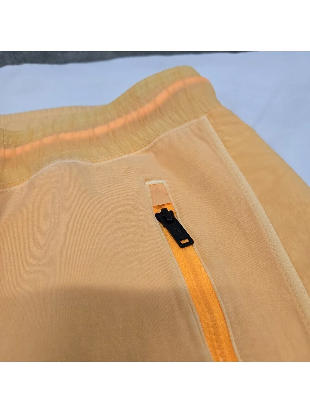 EUC Mens SMALL Oversized Air Jordan 23 Engineered Pants Peach Gummi-Patch CJ5999